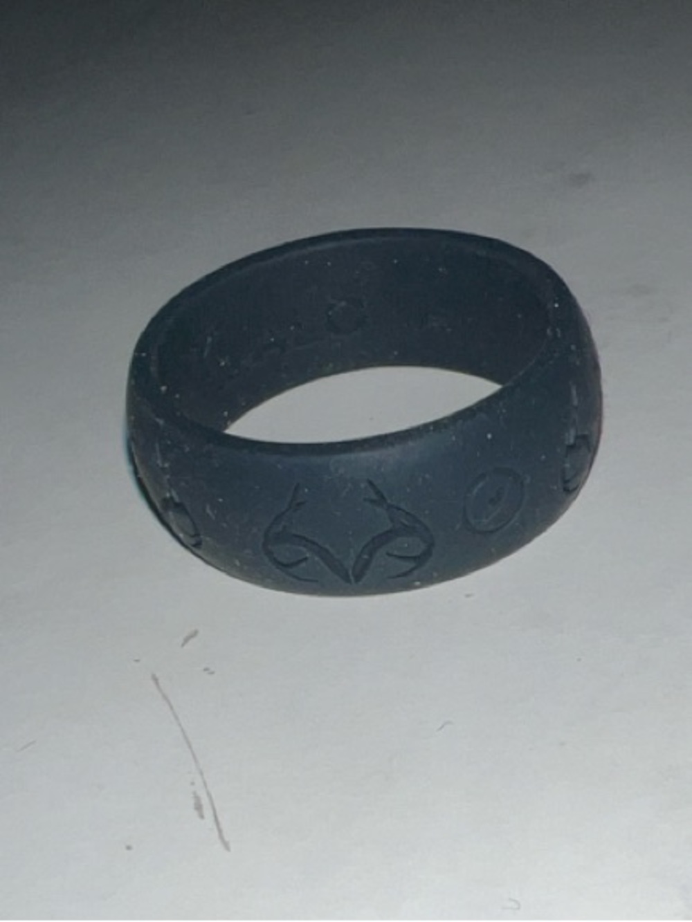QALO Silicone Ring with Antler Pattern